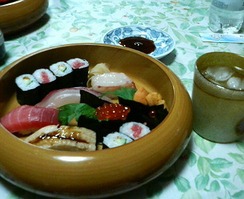 鮨敏の特上握り寿司