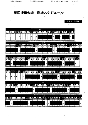 新型コロナワクチン追加３回目接種の予定についての説明資料（３-２） 2022.01.12